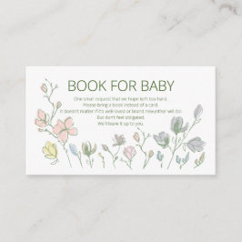 Baby in Bloom Baby Duwer Gender Neutral Begleitkarte