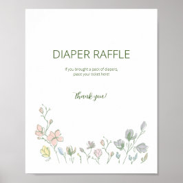 Baby in Bloom Baby Duwer Gender Neutral Poster