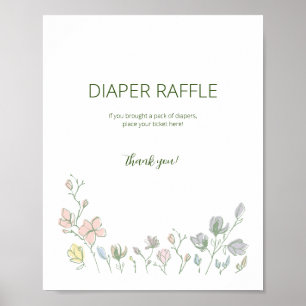 Baby in Bloom Baby Duwer Gender Neutral Poster