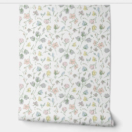 Baby in Bloom Baby Duwer Gender Neutral Tapete