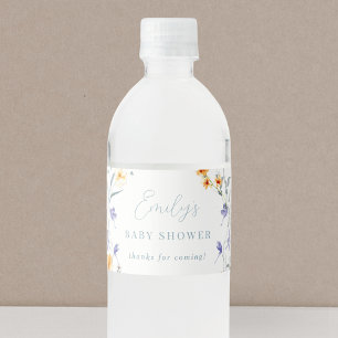 Baby in Bloom Baby-Einweihungsparty Wasserflaschenetikett