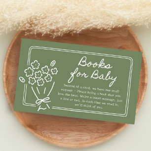 Baby In Bloom Baby-Party Begleitkarte