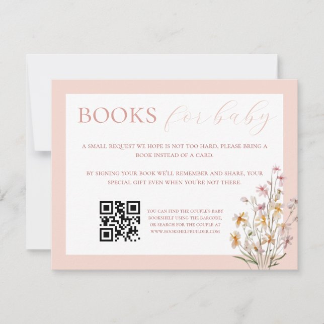 Baby in Bloom Baby Showcard Mitteilungskarte (Vorderseite)