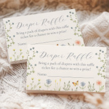 Baby in Bloom Baby Showdiaper Raffle Ticket