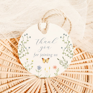Baby in Bloom Baby Shower Dankeschön-Tags Geschenkanhänger