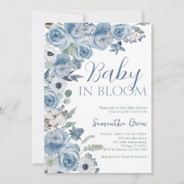Baby in Bloom Baby Shower Einladung