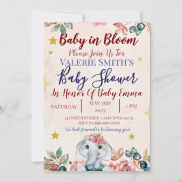Baby In Bloom Baby Shower Invitations! Einladung