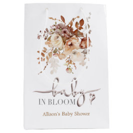 Baby in Bloom Baby Shower Mittlere Geschenktüte