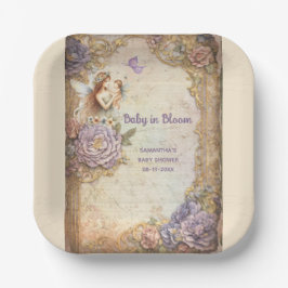 Baby in Bloom Babydusche Pappteller