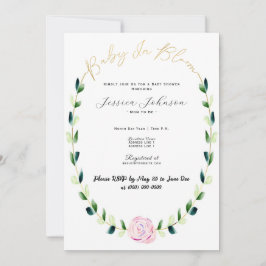 Baby in Bloom - Babydusche - Save the Date