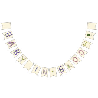 Baby in Bloom Banner - Baby Shower Boho - Floral