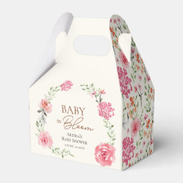 Baby in Bloom Blume Themed Boho Baby Dusche Geschenkschachtel