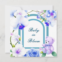 Baby in Bloom Blumendusche für Jungen