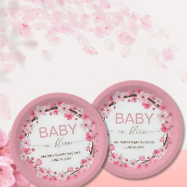 Baby in Bloom Blumenkornbroschüre Teller