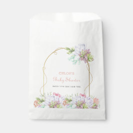 Baby in Bloom Boho Arch Cactus Baby Shower Geschenktütchen