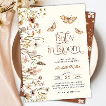 Baby in Bloom Boho BläserBaby-Dusche