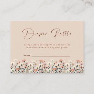 Baby in Bloom Boho Chic Florale Gartenparty-Baby S Begleitkarte