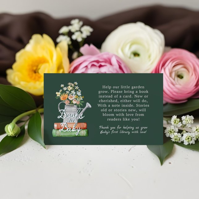 Baby in Bloom Books for Baby Summer Floral Garden Begleitkarte (Baby in Bloom Books For Baby Summer Floral Garden Enclosure Card)