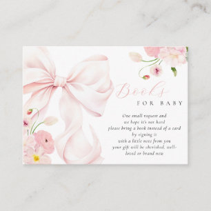 Baby in Bloom Bow Baby Showbücher für Baby Begleitkarte