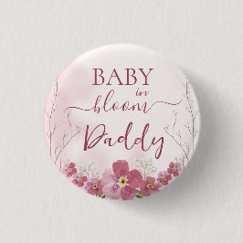 Baby in Bloom Boy Pink Blumendusche Daddy Button
