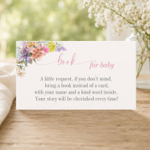 Baby in Bloom Buch für Baby-Beilagekarte