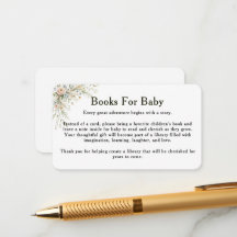 Baby In Bloom Bücher für Baby Einlegekarte 