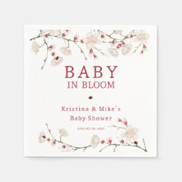 Baby in Bloom Cherry Blossom Serviette