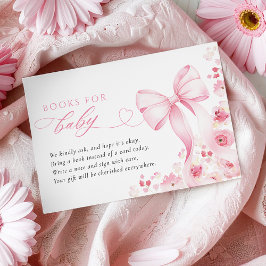Baby in Bloom Coquette Books for Baby Card Begleitkarte