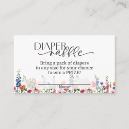 Baby in Bloom Diaper Raffekarte Begleitkarte