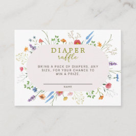 Baby in Bloom Diaper Umschließungskarte Begleitkarte