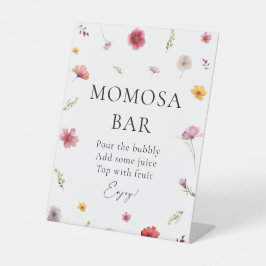 Baby in Bloom Duwer Momosa Bar Sockelschild