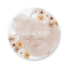 Baby in Bloom Favor Tag