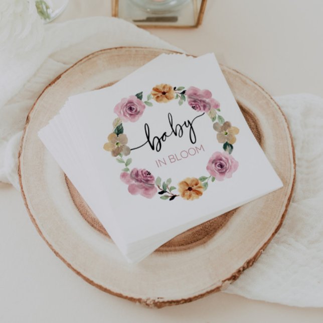 Baby in Bloom Floral Baby Dusche Serviette (Von Creator hochgeladen)