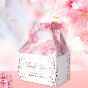 Baby in Bloom Floral Cherry Blossom Gefälligkeitsb Geschenkschachtel