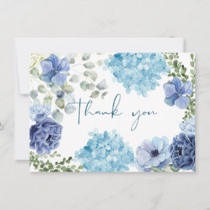 Baby in Bloom Floral Chinoiserie Baby Shower Dankeskarte