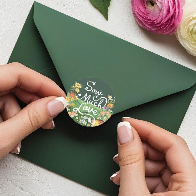 Baby in Bloom Floral Garden Greenhouse Baby Dusche Runder Aufkleber (Baby in Bloom Floral Garden Greenhouse Baby Shower Classic Round Sticker)