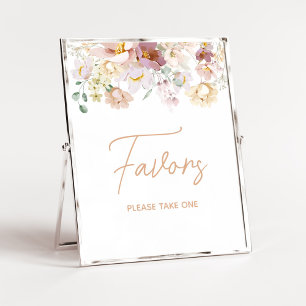 Baby in Bloom Florals Baby Duschfavoriten Poster