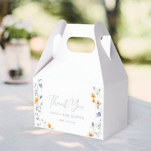 Baby in Bloom Frühling Sommer Florales Babyshower Geschenkschachtel
