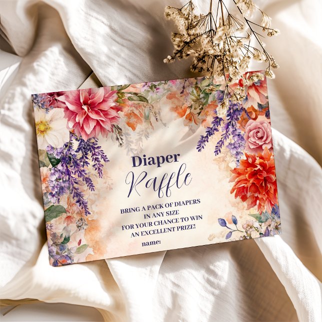 Baby in Bloom Garden Baby Dusche Begleitkarte (Von Creator hochgeladen)