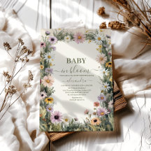 Baby in Bloom Garden Baby Dusche