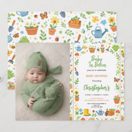 Baby in Bloom Garden Baby Shower | Cute Floral Einladung