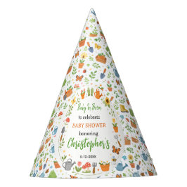 Baby in Bloom Garden Baby Shower | Cute Floral Partyhütchen