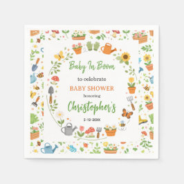 Baby in Bloom Garden Baby Shower | Cute Floral Serviette