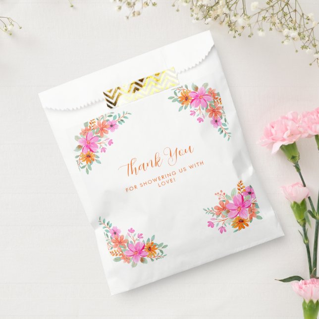 Baby in Bloom helle Sommerdusche Geschenktütchen (Versiegelt)