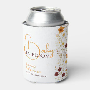 Baby in Bloom Herbst Wildblumen Kinderdusche Dosenkühler