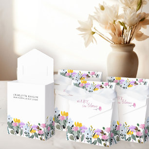 Baby in Bloom Hübscher Wildblumenrasen Weiß Geschenkschachtel