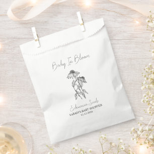 Baby in Bloom l Echinacea Samen Baby Dusche Geschenktütchen