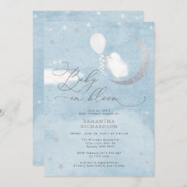 Baby in Bloom Lamb Baby Dusche Einladung