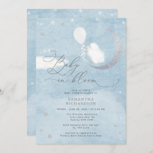 Baby in Bloom Lamb Baby Dusche Einladung