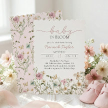 Baby in Bloom Mädchen-Baby-Party